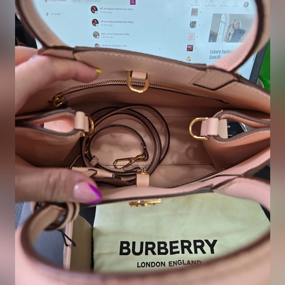 Burberry Tote Dust Pink Brand New - Picture 2 of 5